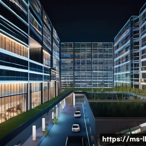 Home 33 마이크로 프론트엔드의 적용 사례 연구 - **Prompt:** "A panoramic shot illustrating the transformation from a complex, towering monolithic so...