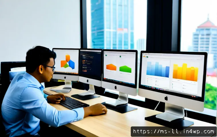 Home 17 마이크로 프론트엔드와 모듈화의 중요성 - Photorealistic modern Kuala Lumpur technology office, diverse Malaysian software team collaborating ...